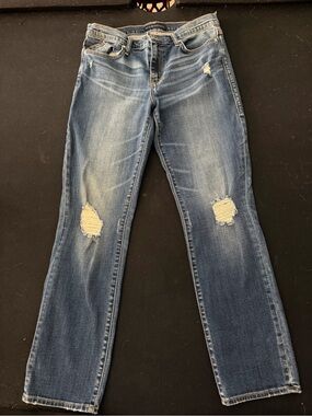 Rock & Republic Distressed Jeans - Mid Blue